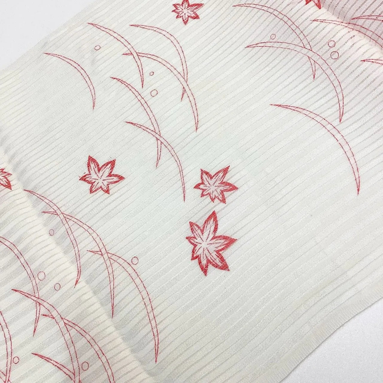 7874# Japanese Kimono Accessory Summer Obiage and Obijime 2-piece Set Silk