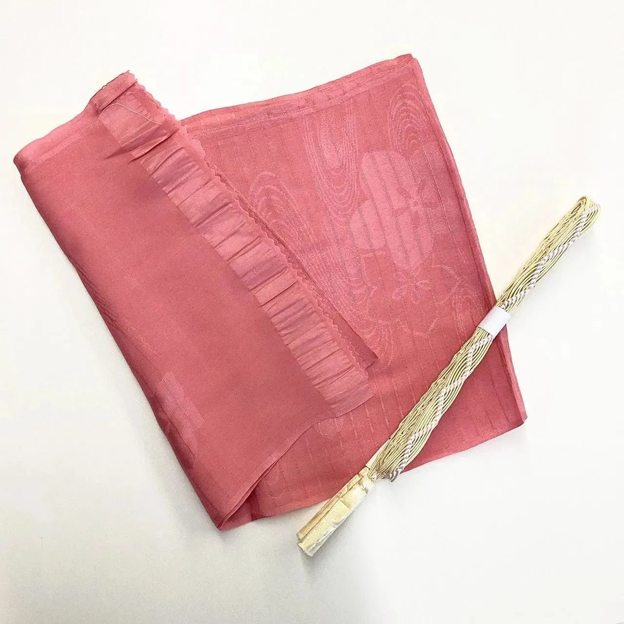 7879# Japanese Kimono Accessory Summer Obiage and Obijime 2-piece Set Silk