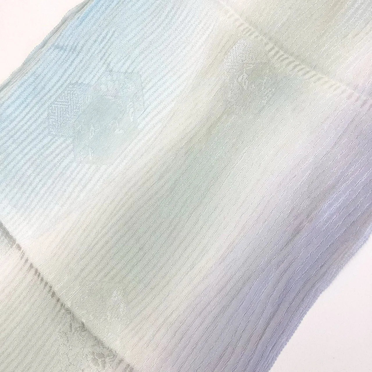 7914# Japanese Kimono Accessory Vintage Obiage and Obijime 2-piece Set Silk