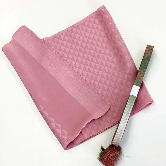 7905# Japanese Kimono Accessory Vintage Obiage and Obijime 2-piece Set Silk