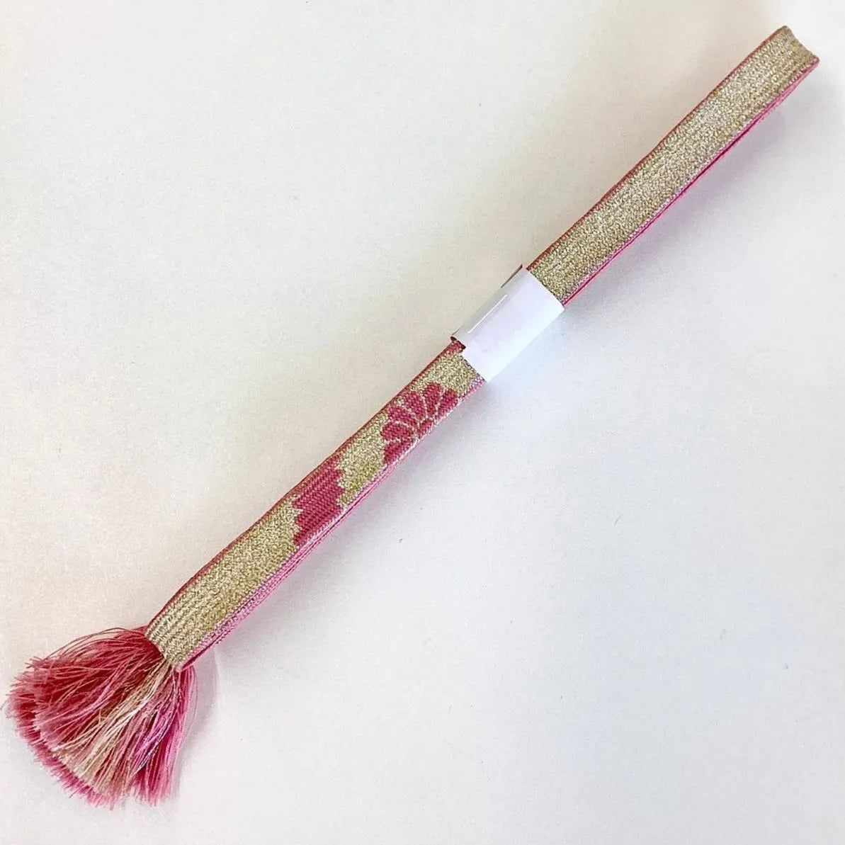 7911# Japanese Kimono Accessory Vintage Obiage and Obijime 2-piece Set Silk