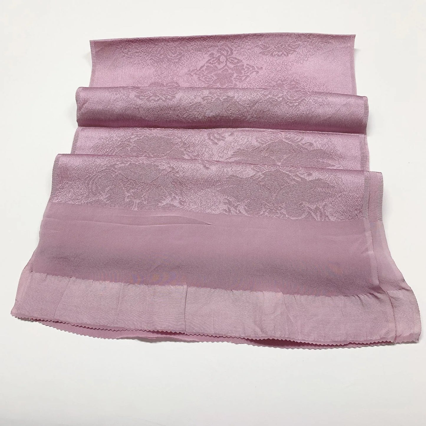 7922# Japanese Kimono Accessory Vintage Obiage and Obijime 2-piece Set Silk