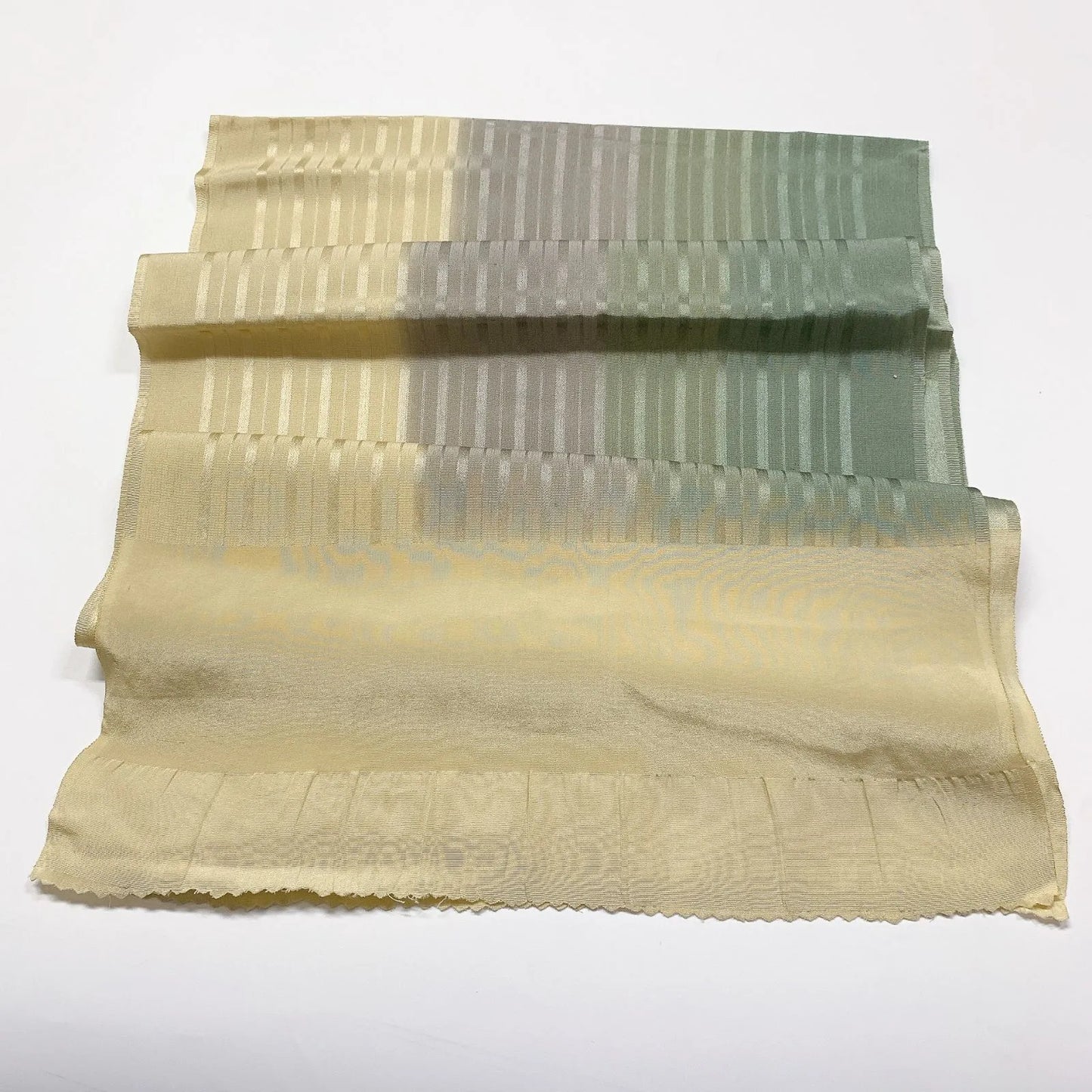 7928# Japanese Kimono Accessory Vintage Obiage and Obijime 2-piece Set Silk