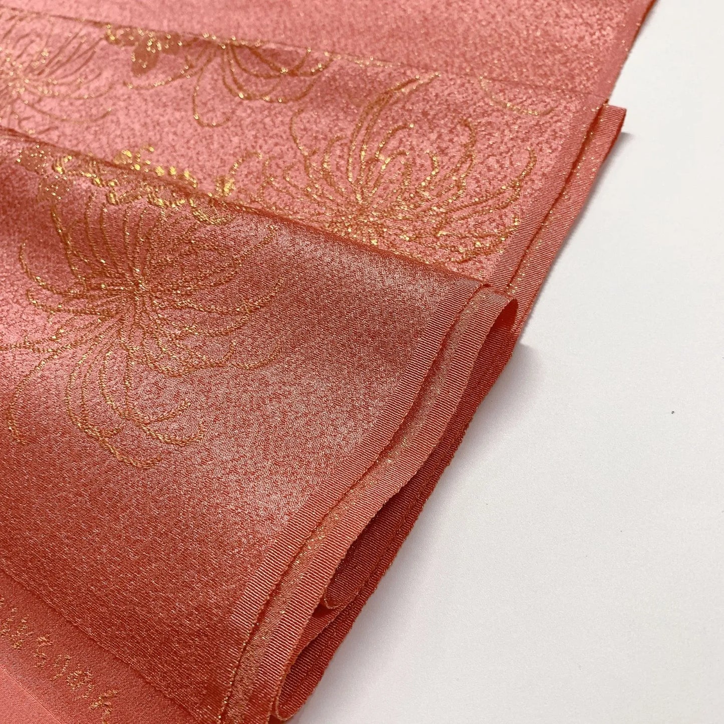 7931# Japanese Kimono Accessory Vintage Obiage and Obijime 2-piece Set Silk