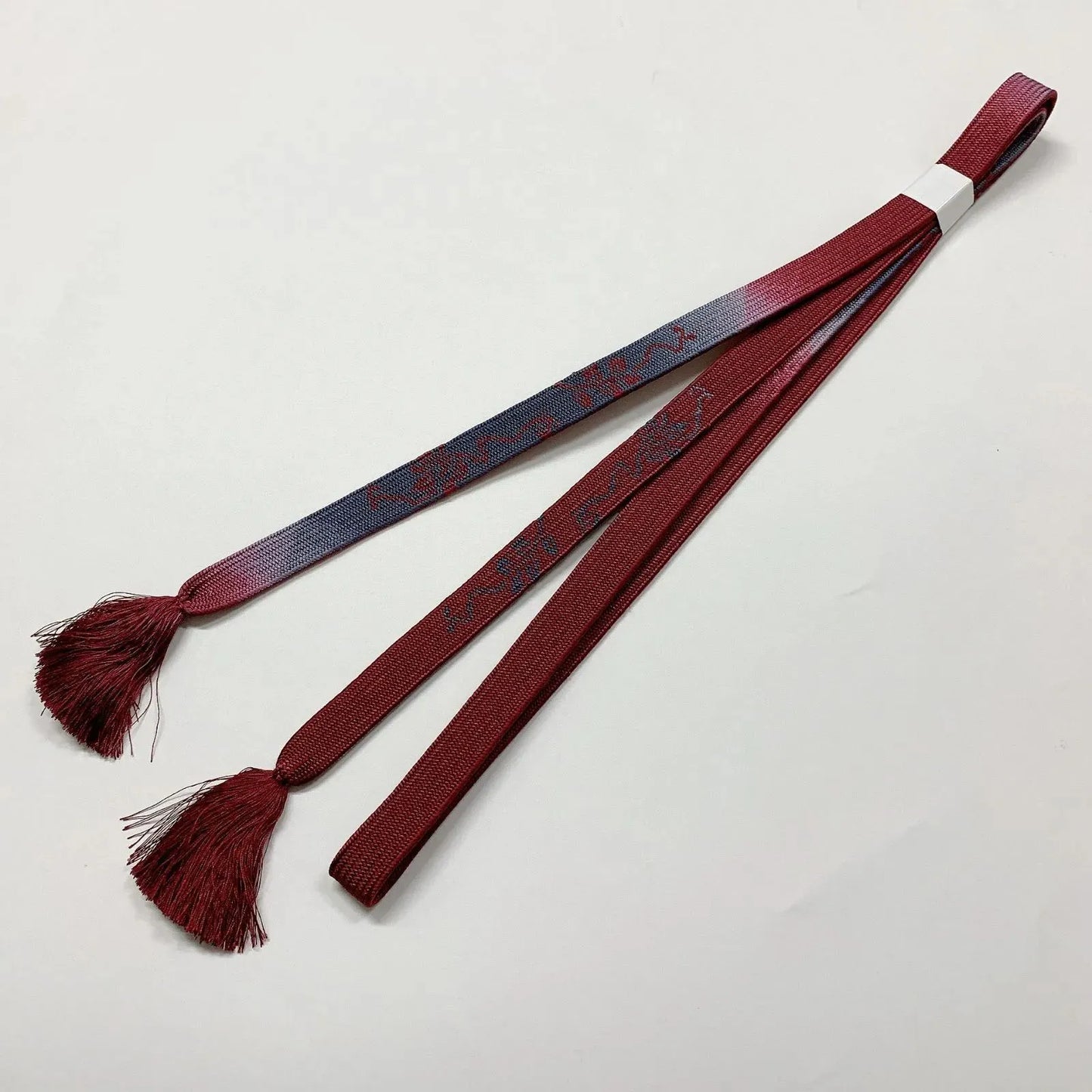7924# Japanese Kimono Accessory Vintage Obiage and Obijime 2-piece Set Silk