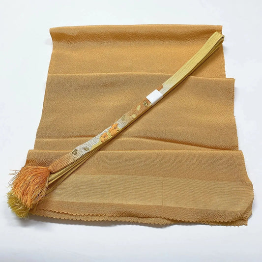 7925# Japanese Kimono Accessory Vintage Obiage and Obijime 2-piece Set Silk