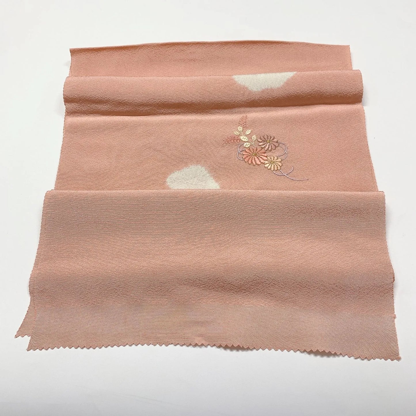 7936# Japanese Kimono Accessory Vintage Obiage and Obijime 2-piece Set Silk