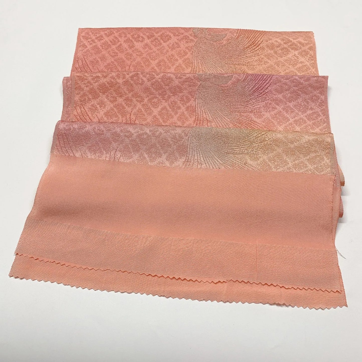 7939# Japanese Kimono Accessory Vintage Obiage and Obijime 2-piece Set Silk