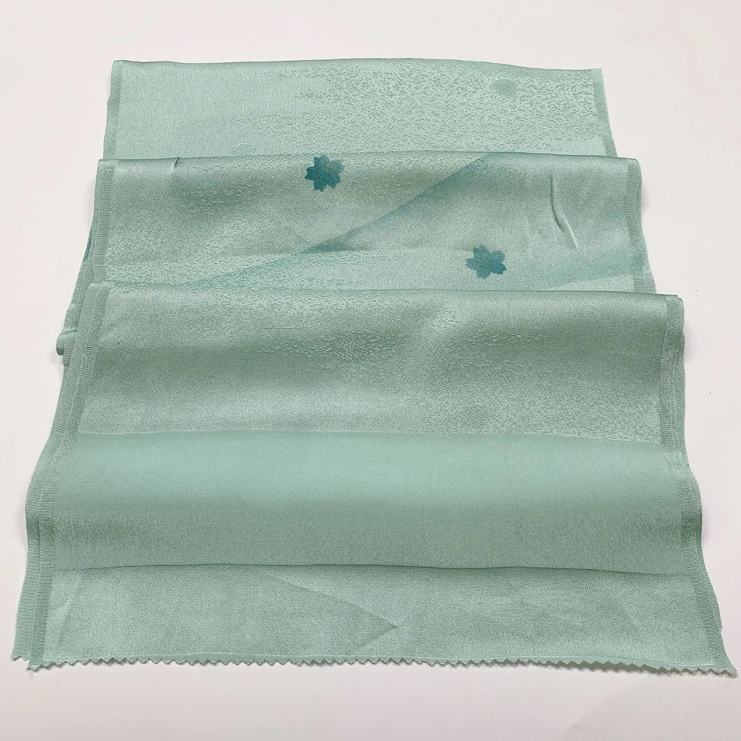 7941# Japanese Kimono Accessory Vintage Obiage and Obijime 2-piece Set Silk