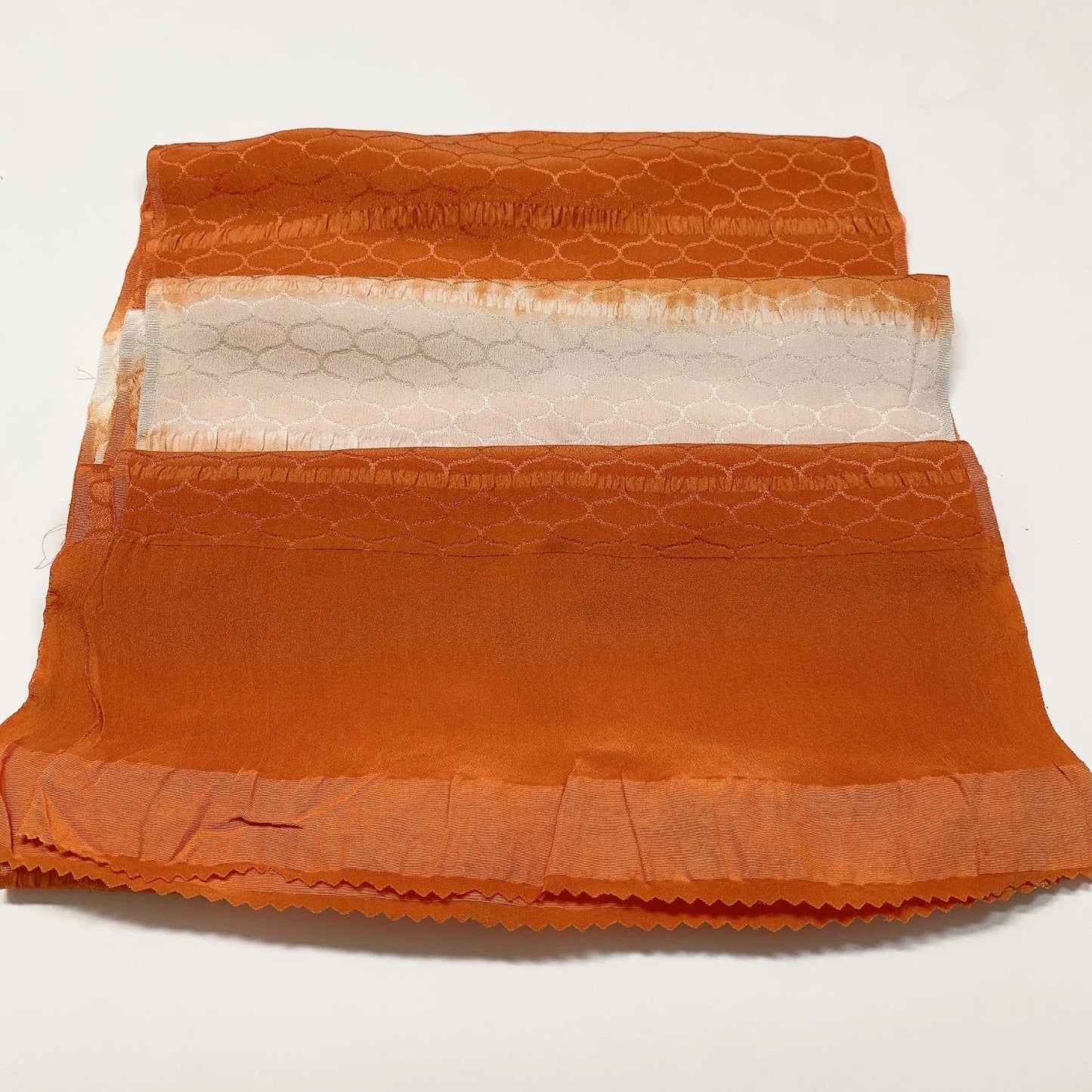 7947# Japanese Kimono Accessory Vintage Obiage and Obijime 2-piece Set Silk