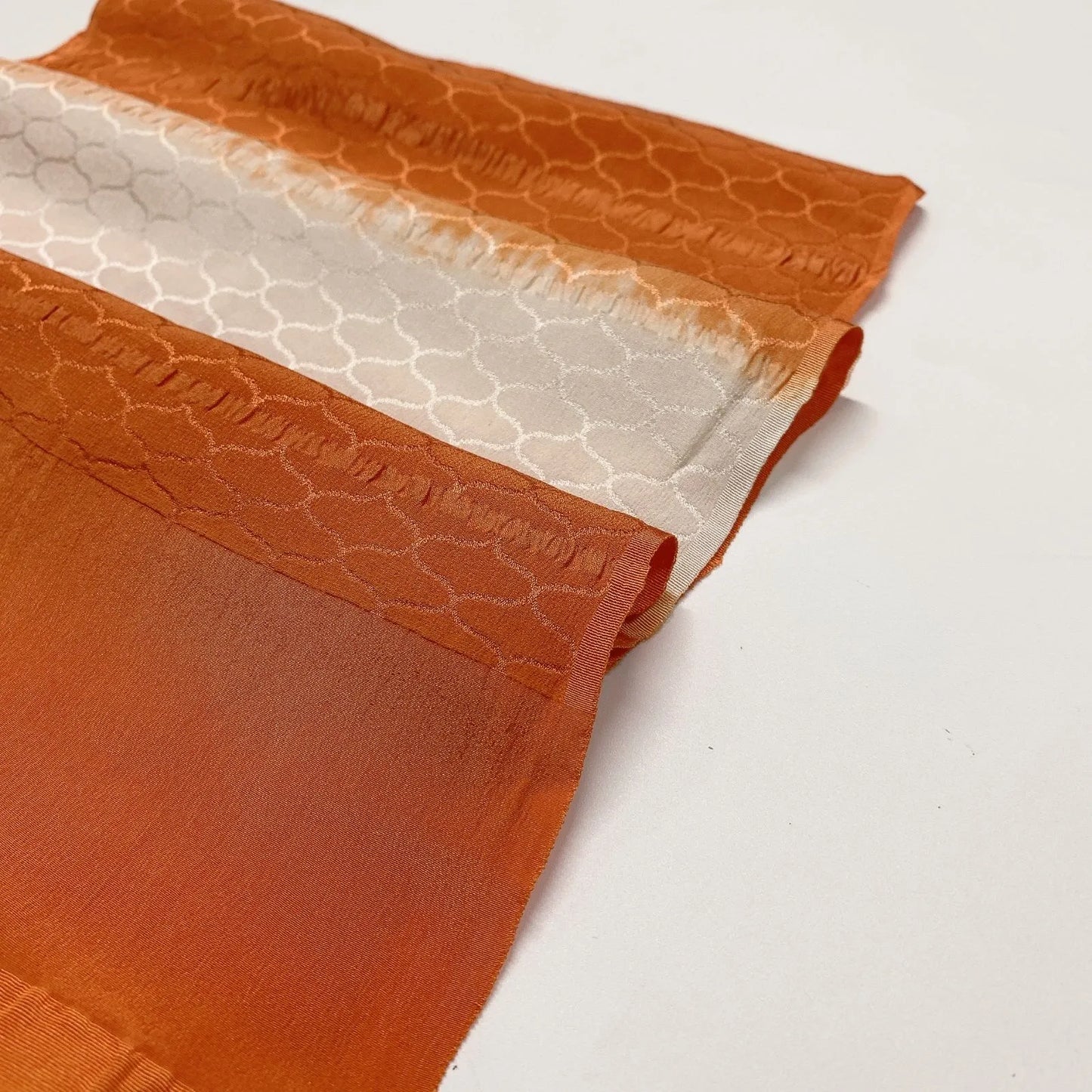 7947# Japanese Kimono Accessory Vintage Obiage and Obijime 2-piece Set Silk