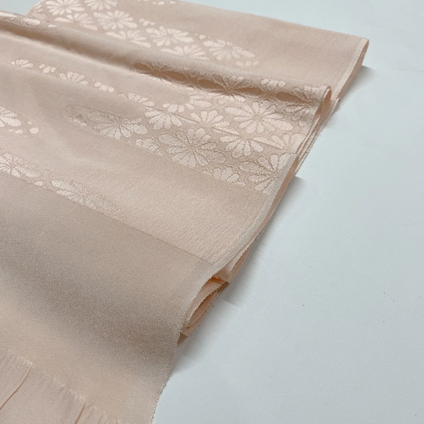 7952# Japanese Kimono Accessory Vintage Obiage and Obijime 2-piece Set Silk
