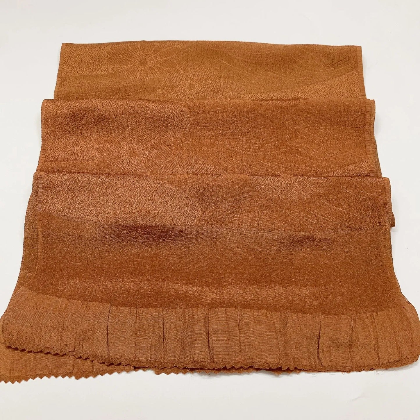 7956# Japanese Kimono Accessory Vintage Obiage and Obijime 2-piece Set Silk