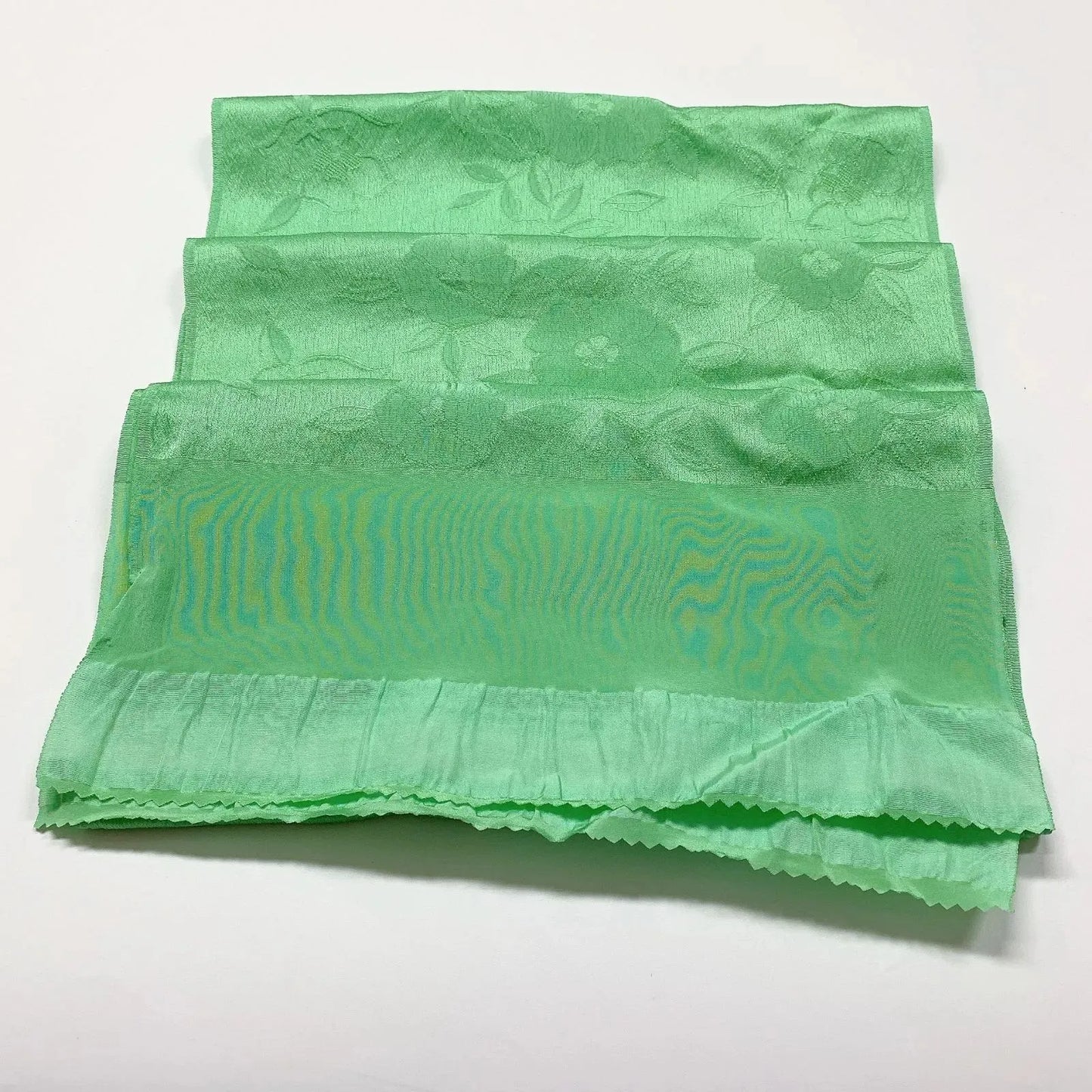 7930# Japanese Kimono Accessory Vintage Obiage and Obijime 2-piece Set Silk
