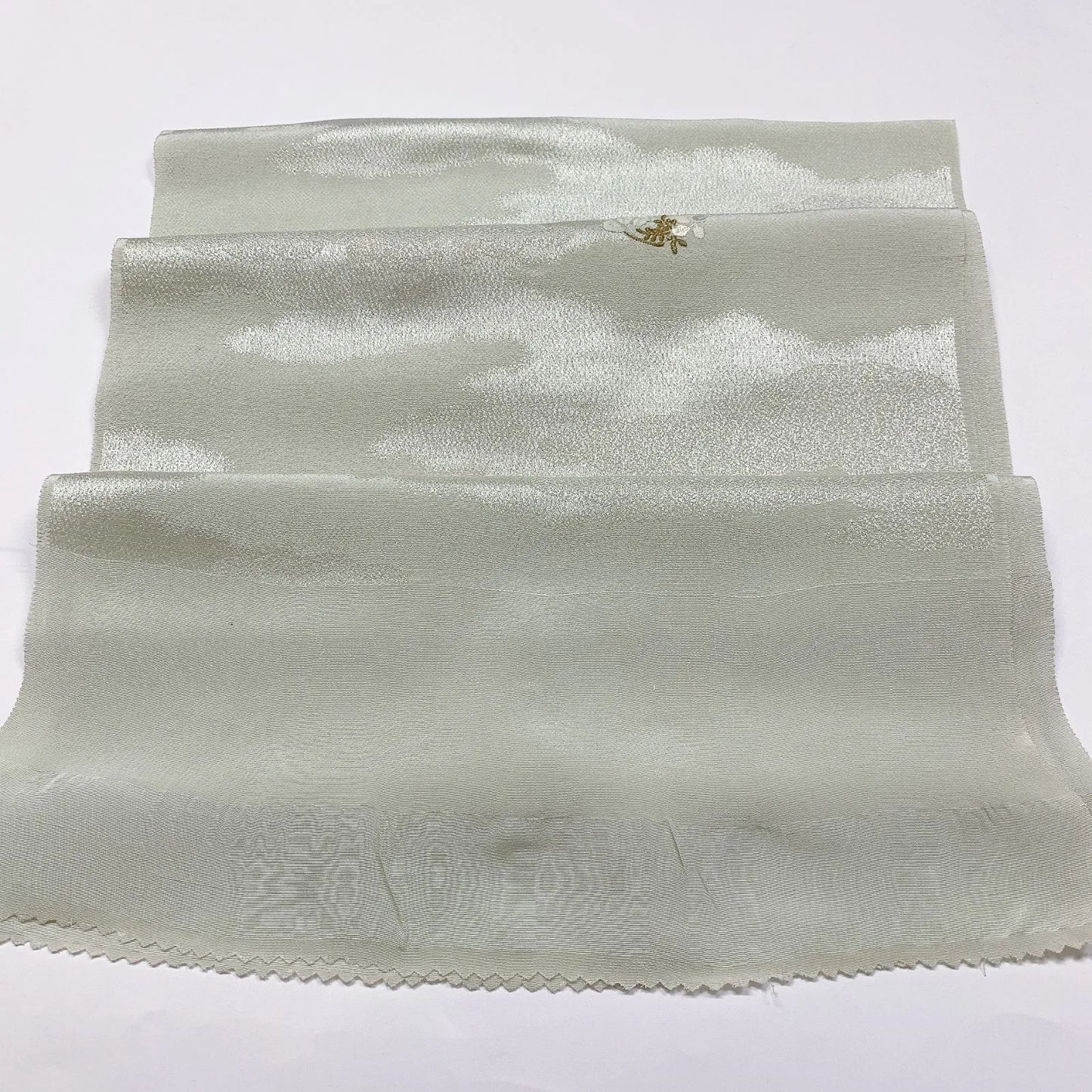 7974# Japanese Kimono Accessory Vintage Obiage and Obijime 2-piece Set Silk
