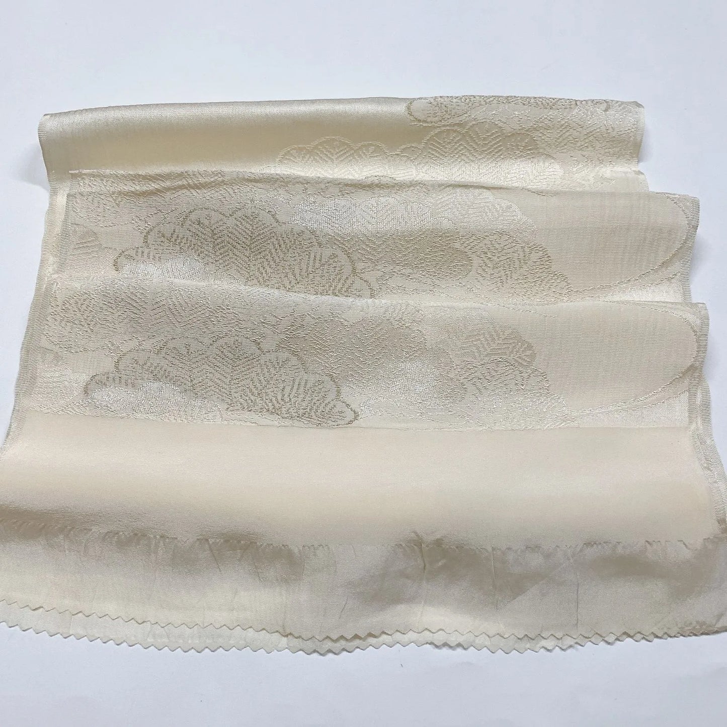 7980# Japanese Kimono Accessory Vintage Obiage and Obijime 2-piece Set Silk