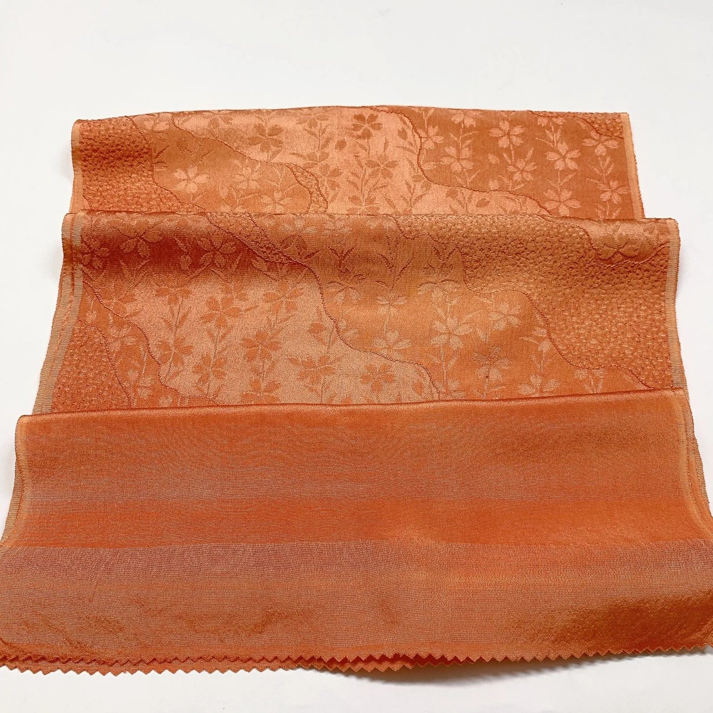 7984# Japanese Kimono Accessory Vintage Obiage and Obijime 2-piece Set Silk