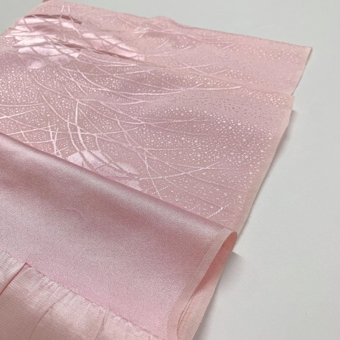 7986# Japanese Kimono Accessory Vintage Obiage and Obijime 2-piece Set Silk