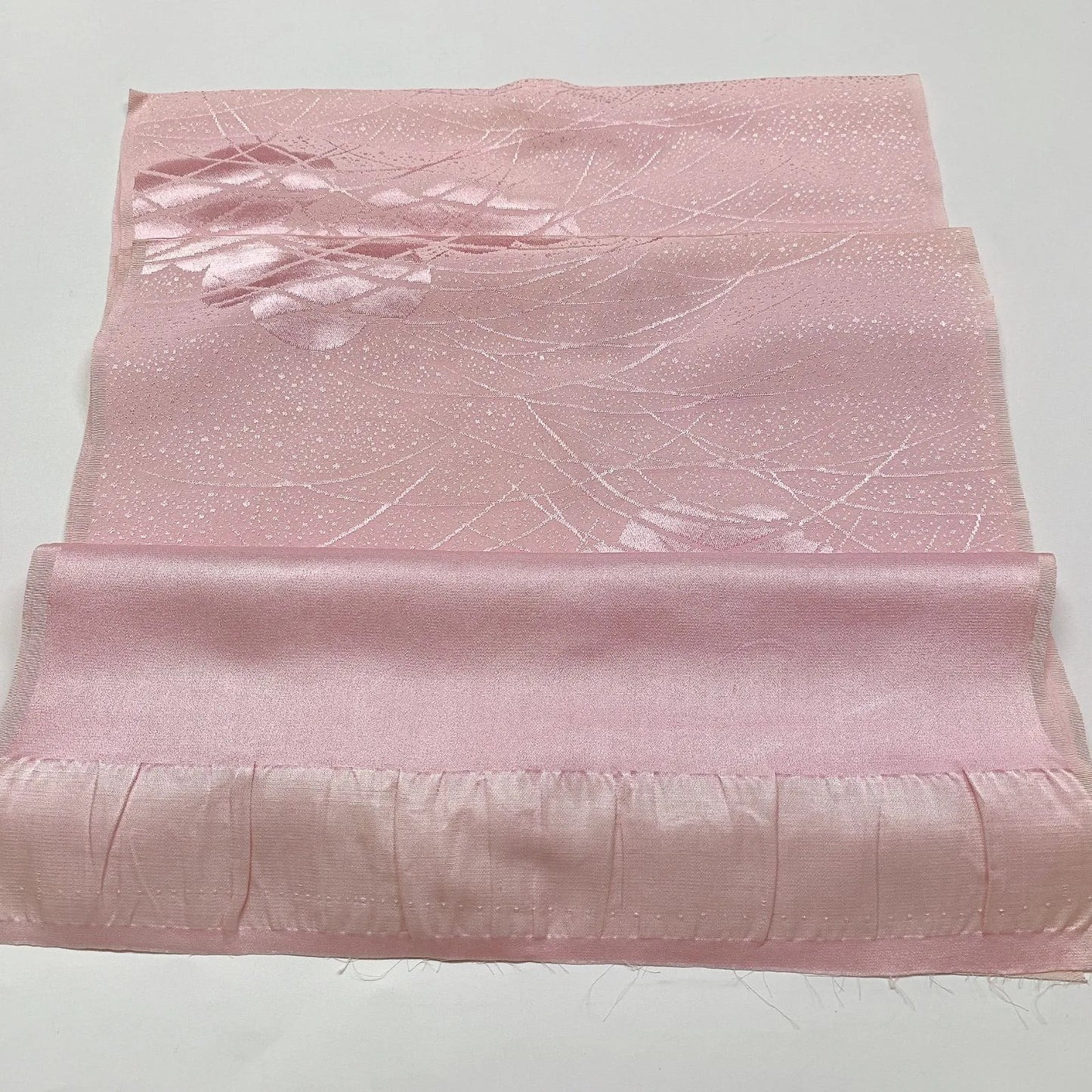 7986# Japanese Kimono Accessory Vintage Obiage and Obijime 2-piece Set Silk