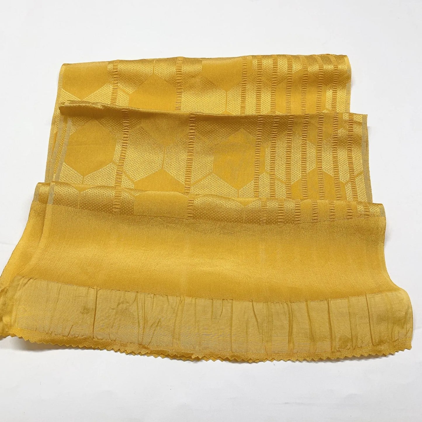 7988# Japanese Kimono Accessory Vintage Obiage and Obijime 2-piece Set Silk