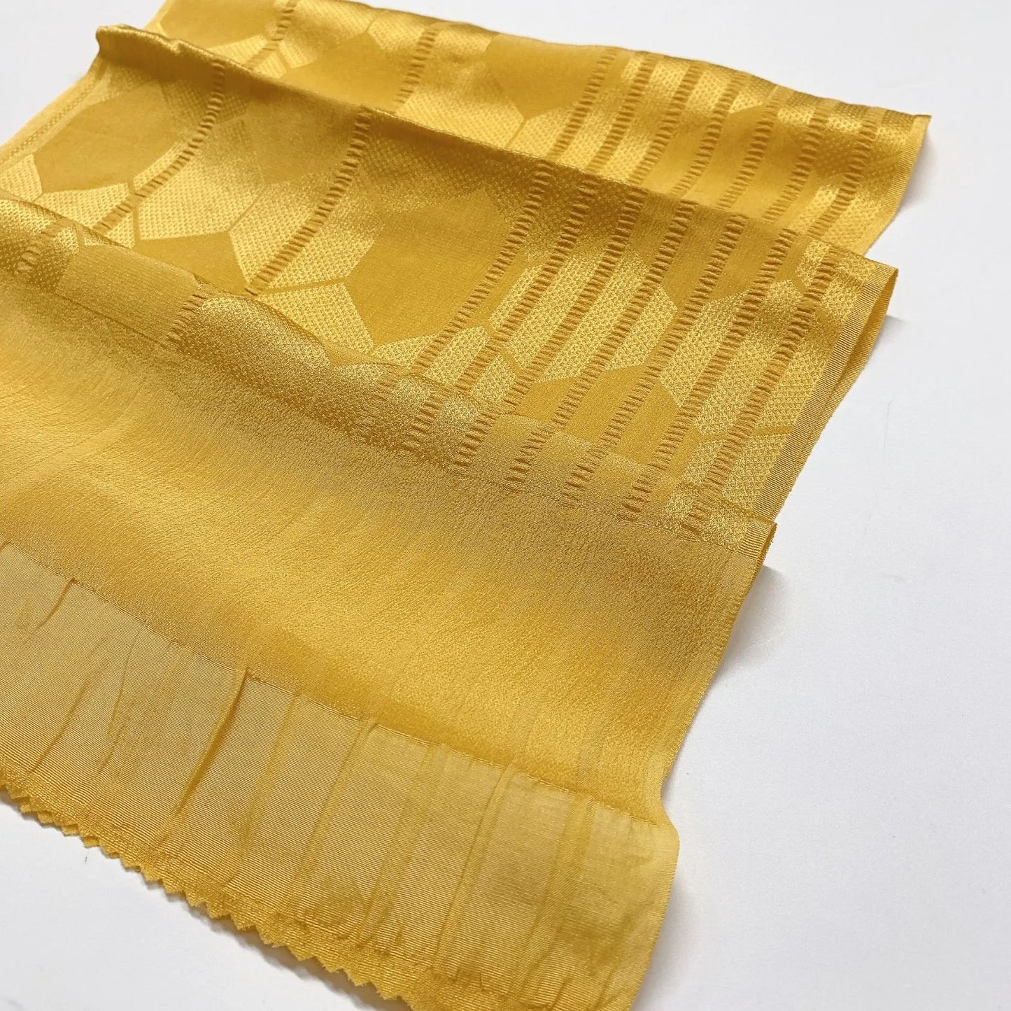 7988# Japanese Kimono Accessory Vintage Obiage and Obijime 2-piece Set Silk