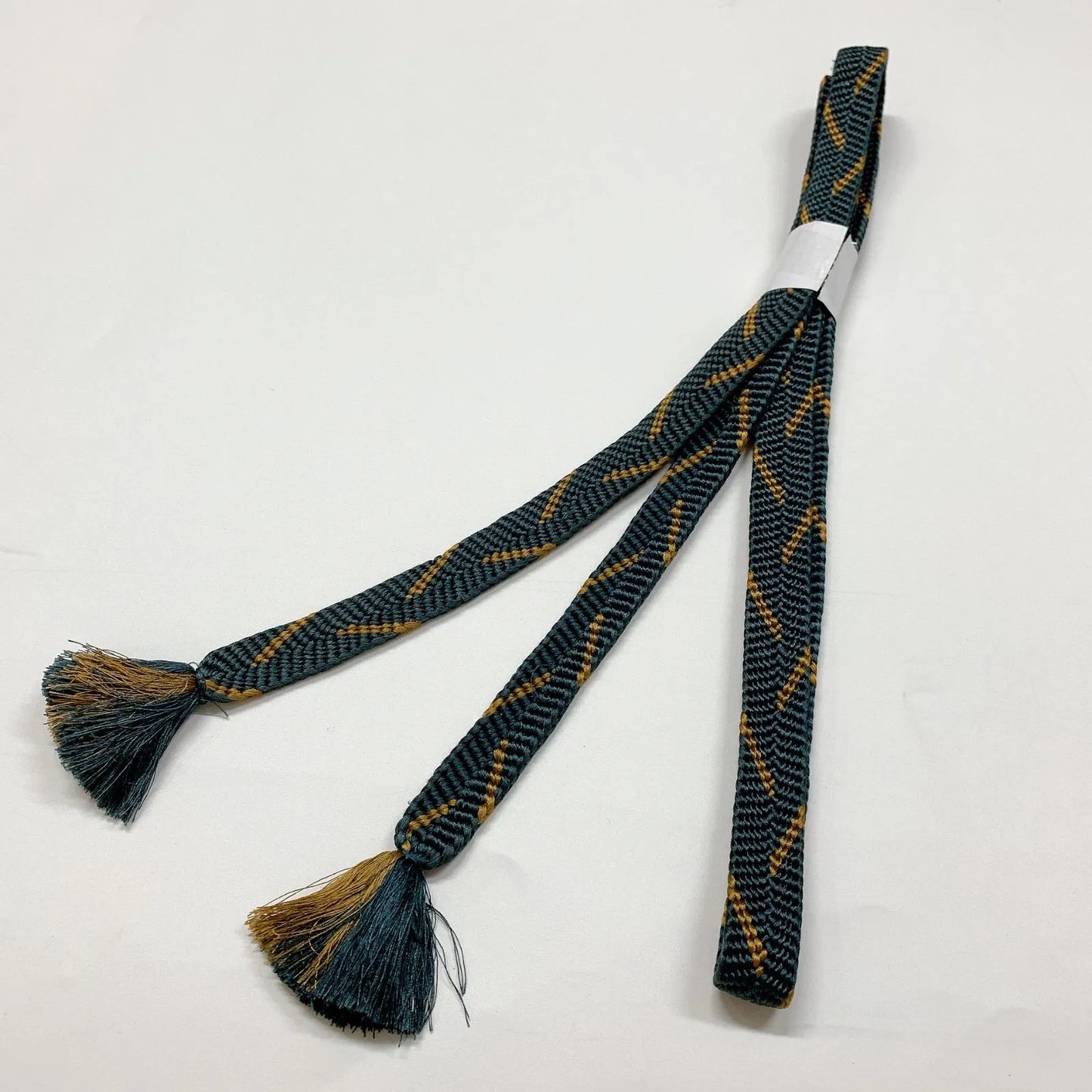 7994# Japanese Kimono Accessory Vintage Obiage and Obijime 2-piece Set Silk