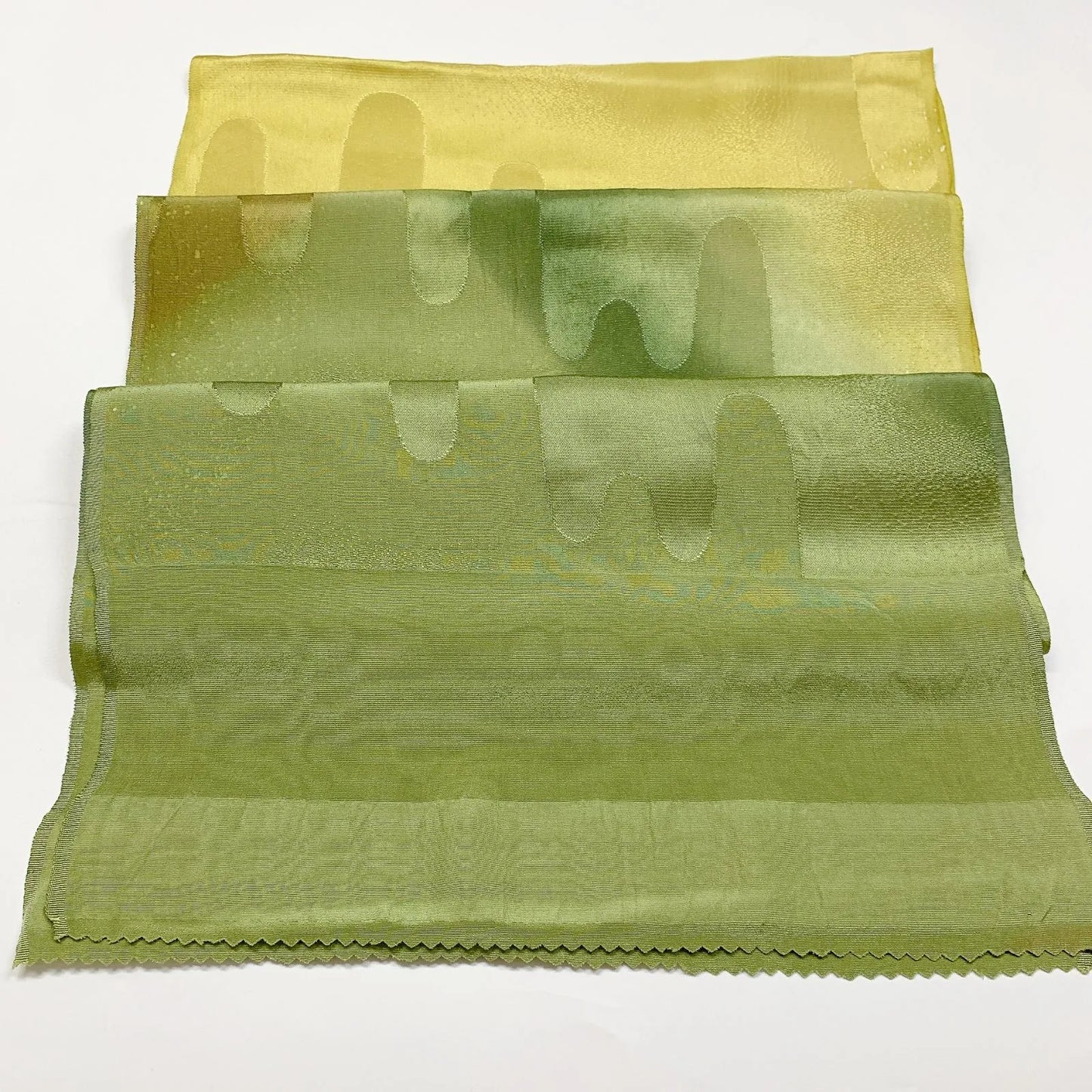 7995# Japanese Kimono Accessory Vintage Obiage and Obijime 2-piece Set Silk