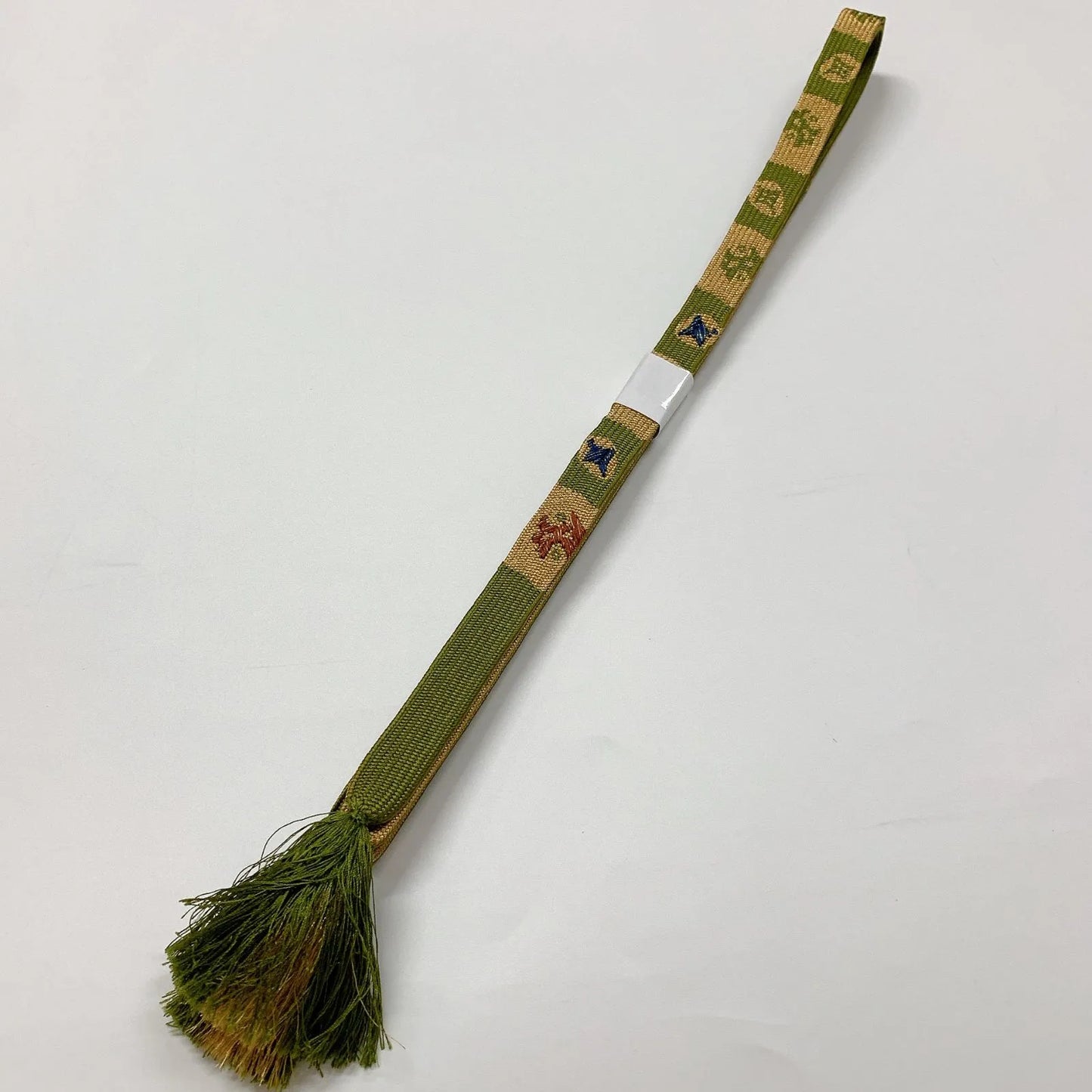 7996# Japanese Kimono Accessory Vintage Obiage and Obijime 2-piece Set Silk
