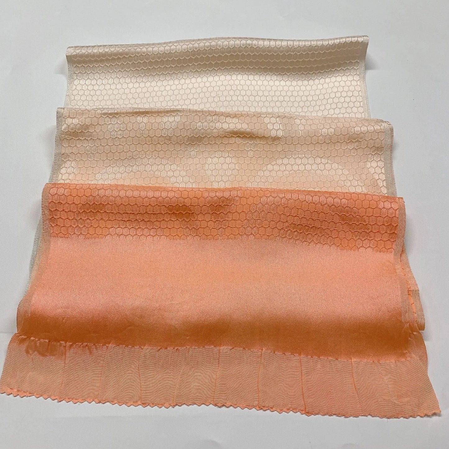 7997# Japanese Kimono Accessory Vintage Obiage and Obijime 2-piece Set Silk