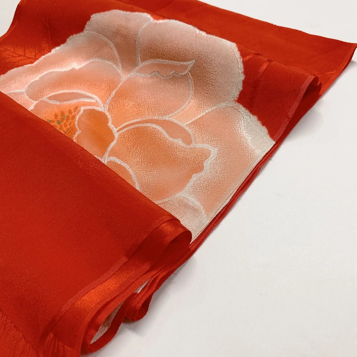 7998# Japanese Kimono Accessory Vintage Obiage and Obijime 2-piece Set Silk