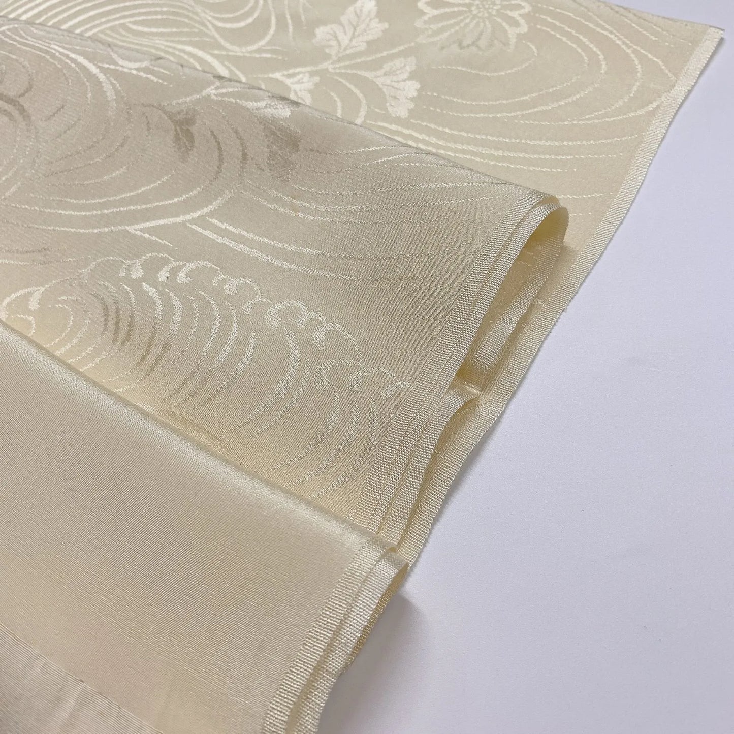 8003# Japanese Kimono Accessory Vintage Obiage and Obijime 2-piece Set Silk