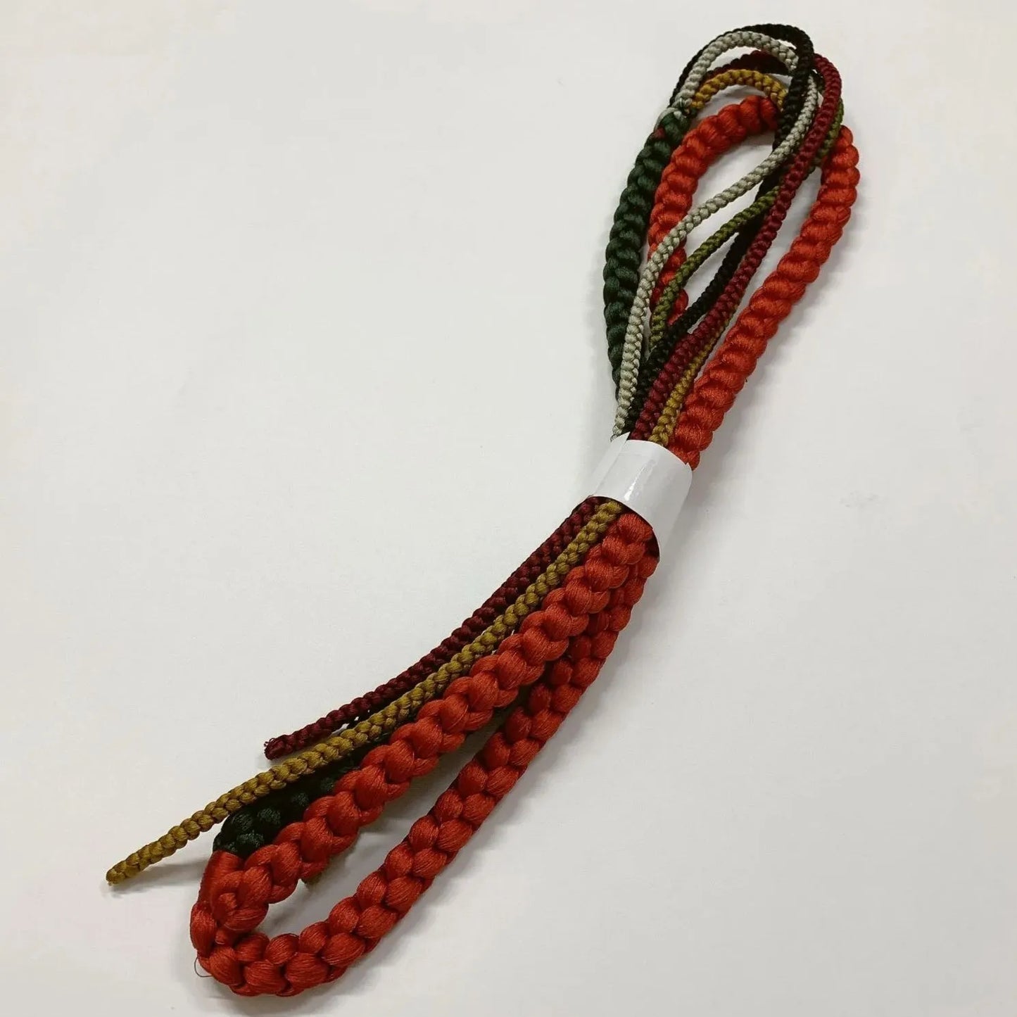 7966# Japanese Kimono Accessory Vintage Obiage and Obijime 2-piece Set Silk