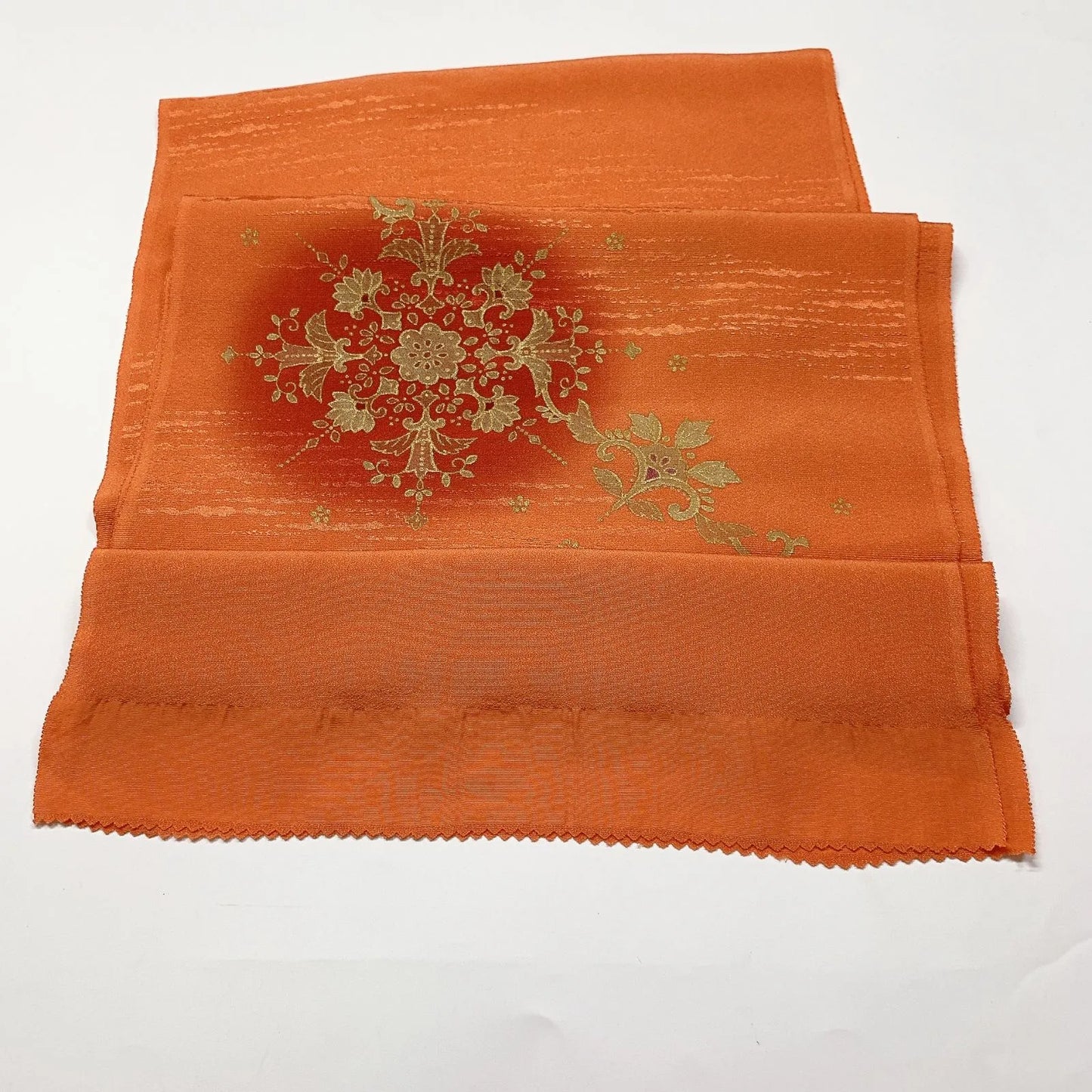 8018# Japanese Kimono Accessory Vintage Obiage and Obijime 2-piece Set Silk