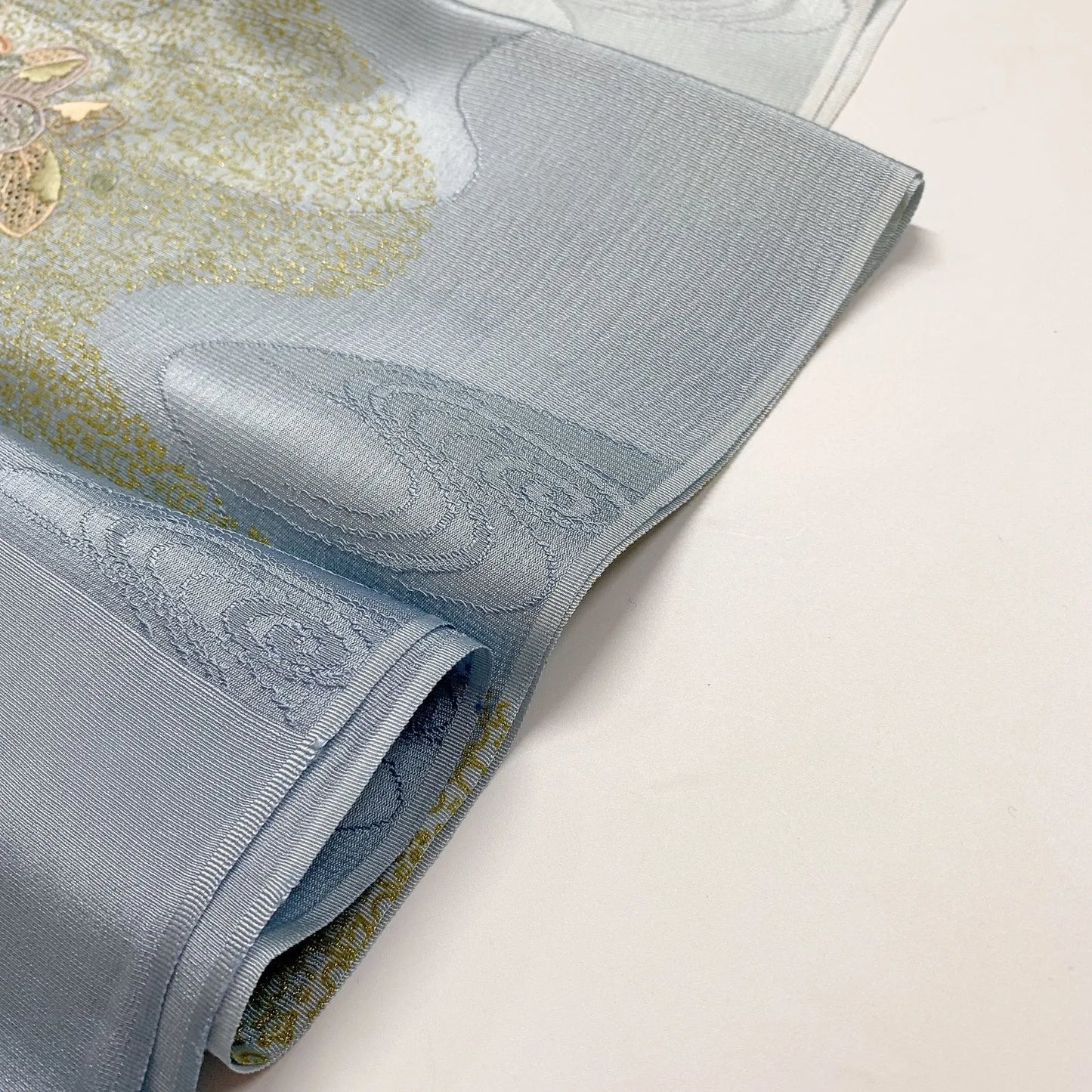 8019# Japanese Kimono Accessory Vintage Obiage and Obijime 2-piece Set Silk