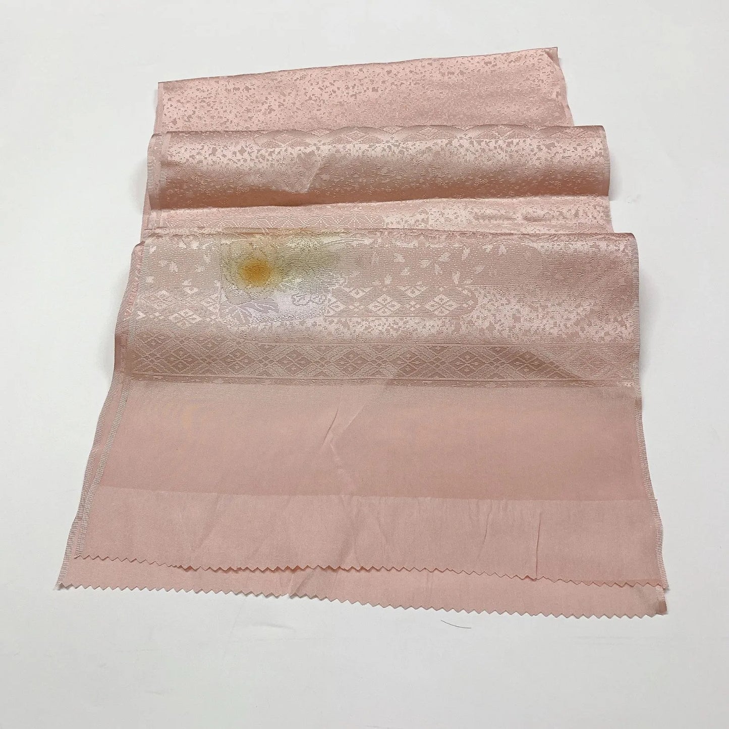 8026# Japanese Kimono Accessory Vintage Obiage and Obijime 2-piece Set Silk