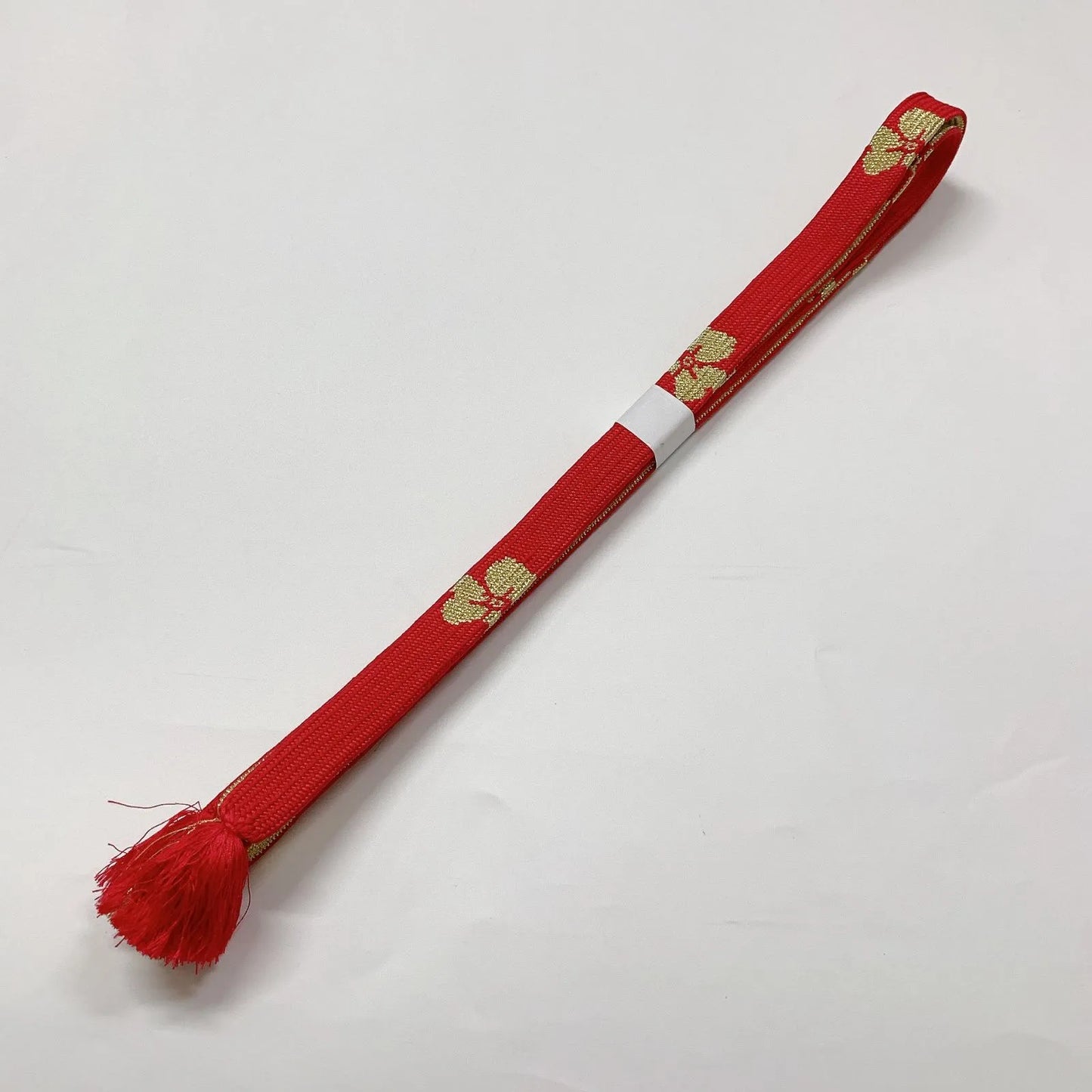 8032# Japanese Kimono Accessory Vintage Obiage and Obijime 2-piece Set Silk