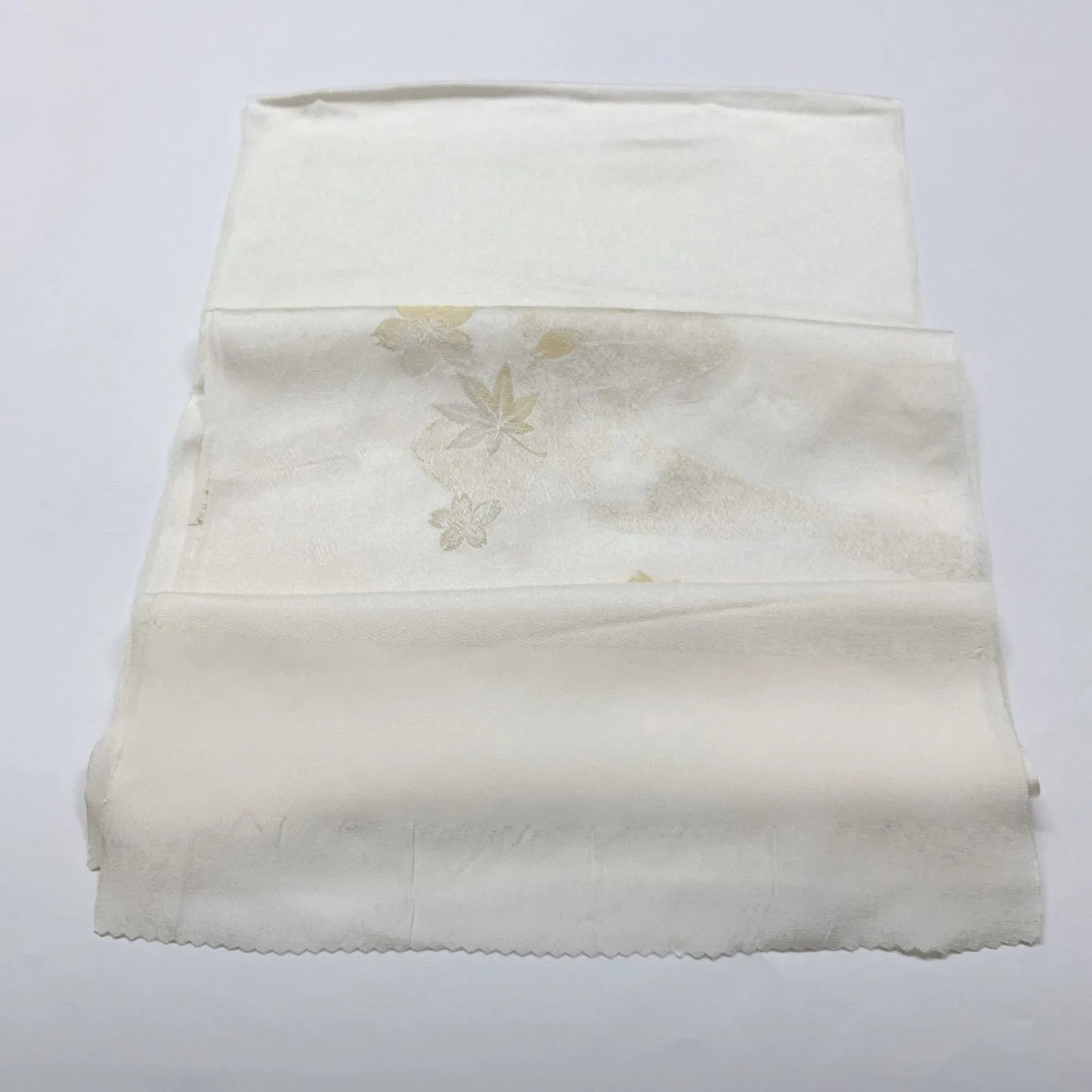 8037# Japanese Kimono Accessory Vintage Obiage and Obijime 2-piece Set Silk