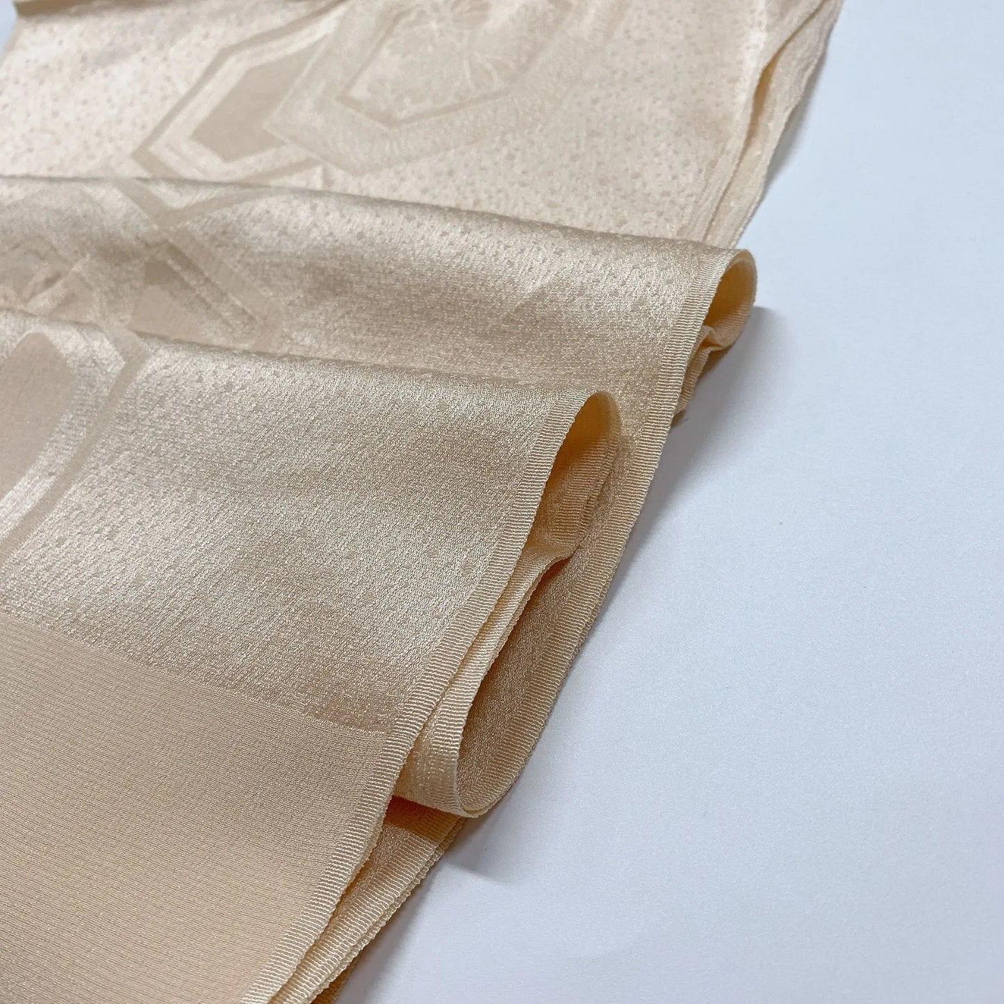 8046# Japanese Kimono Accessory Vintage Obiage and Obijime 2-piece Set Silk