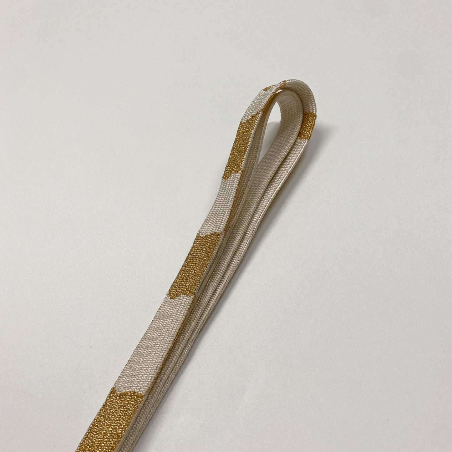 ［8368］帯締め 帯揚げ セット 草花尽し 金糸 正絹 着物 帯絞め