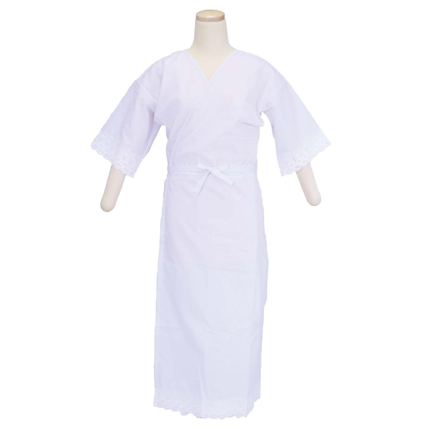 Japanese Women's Traditional Kimono Underwear White Robe Vintage Undergarment