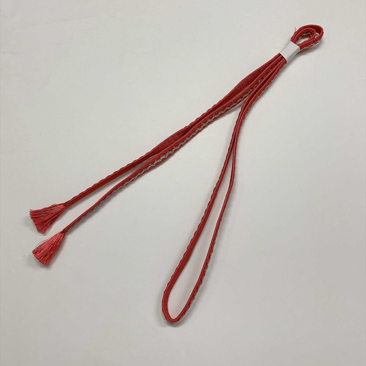 ［9794］帯締め 帯揚げ セット 縮緬 銀糸 正絹 着物 帯絞め