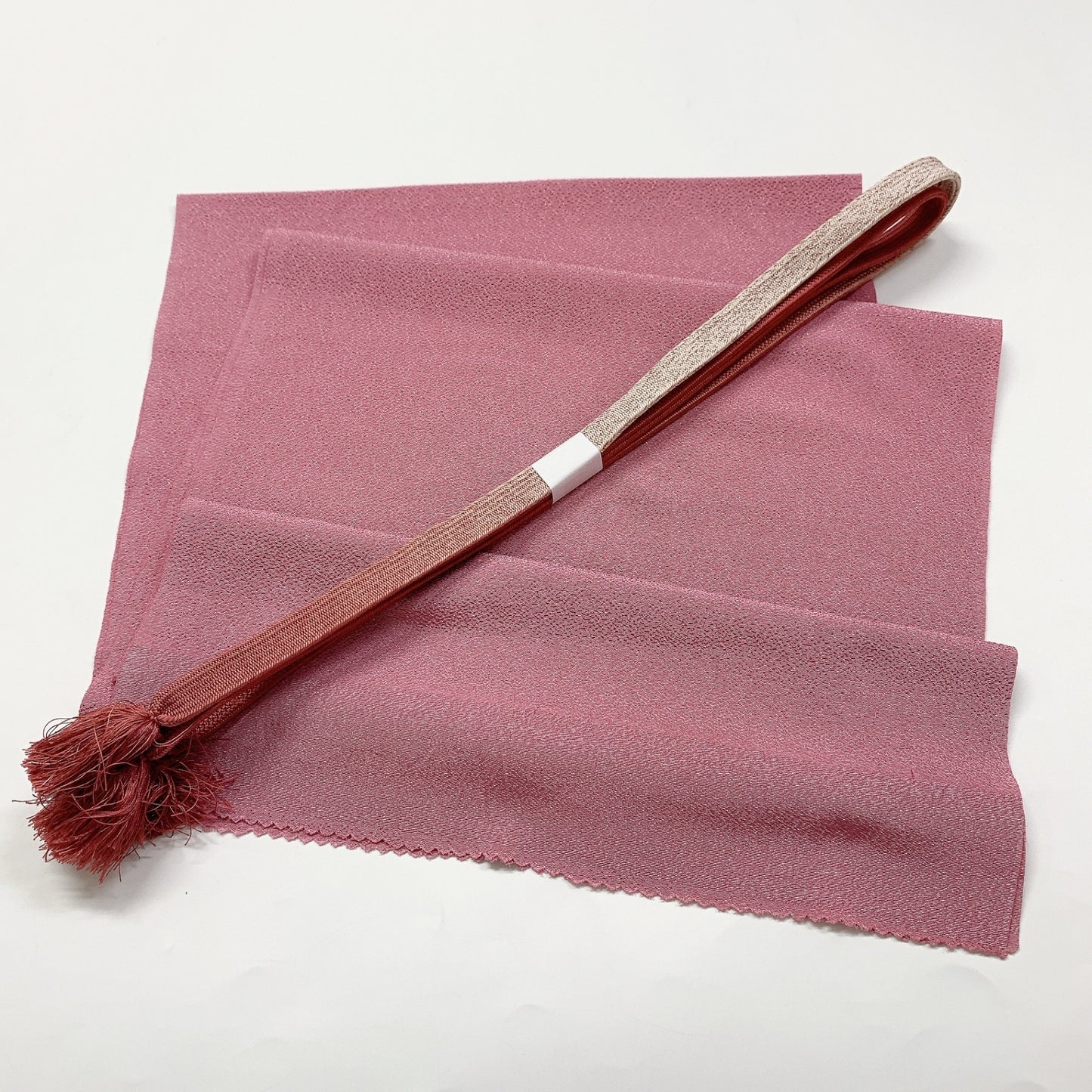 ［8699］帯締め 帯揚げ セット ぼかし 縮緬 正絹 着物 帯絞め