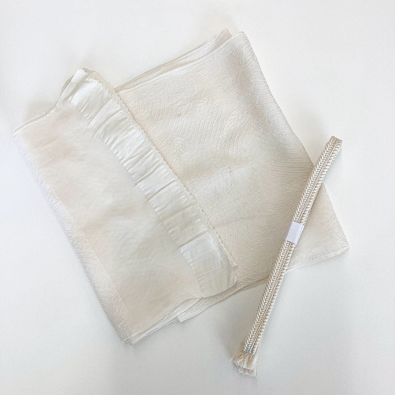 ［8531］帯締め 帯揚げ セット 草木文様 正絹 着物 帯絞め