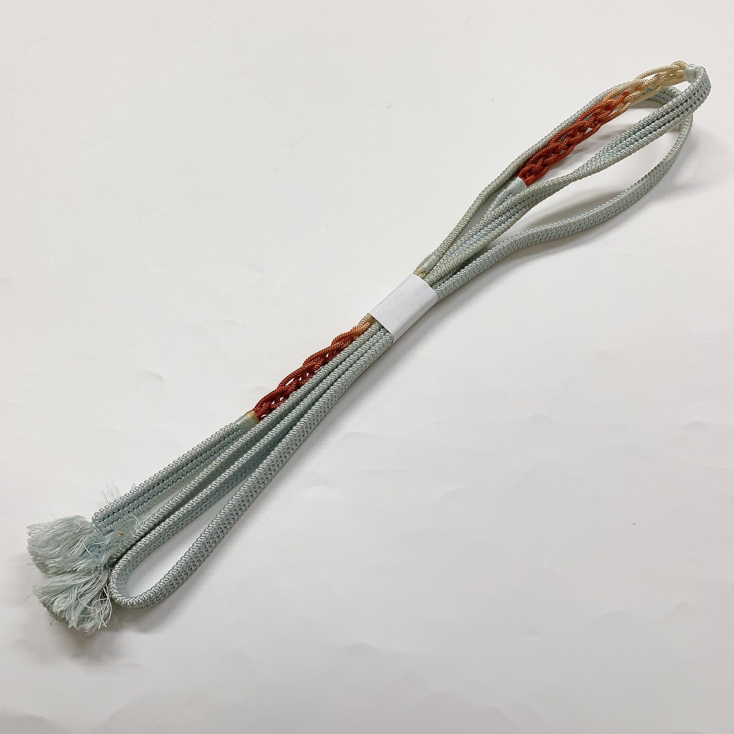 ［8423］帯締め 帯揚げ セット 草花文様 ぼかし 正絹 着物 帯絞め