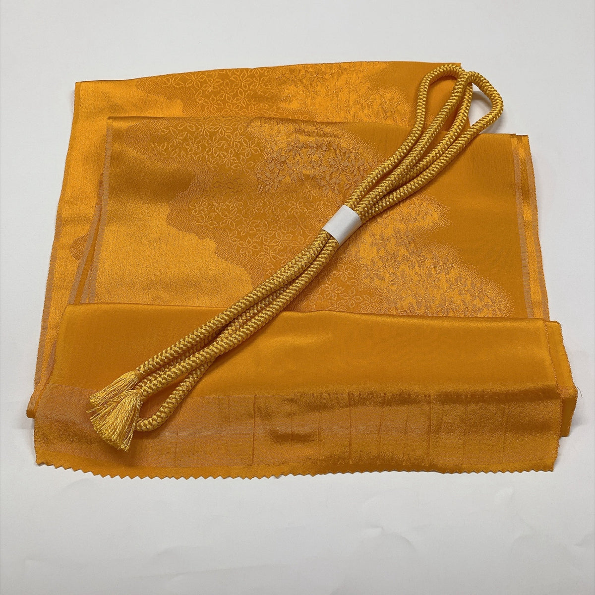 ［9807］帯締め 帯揚げ セット 草花道長文様 正絹 着物 帯絞め