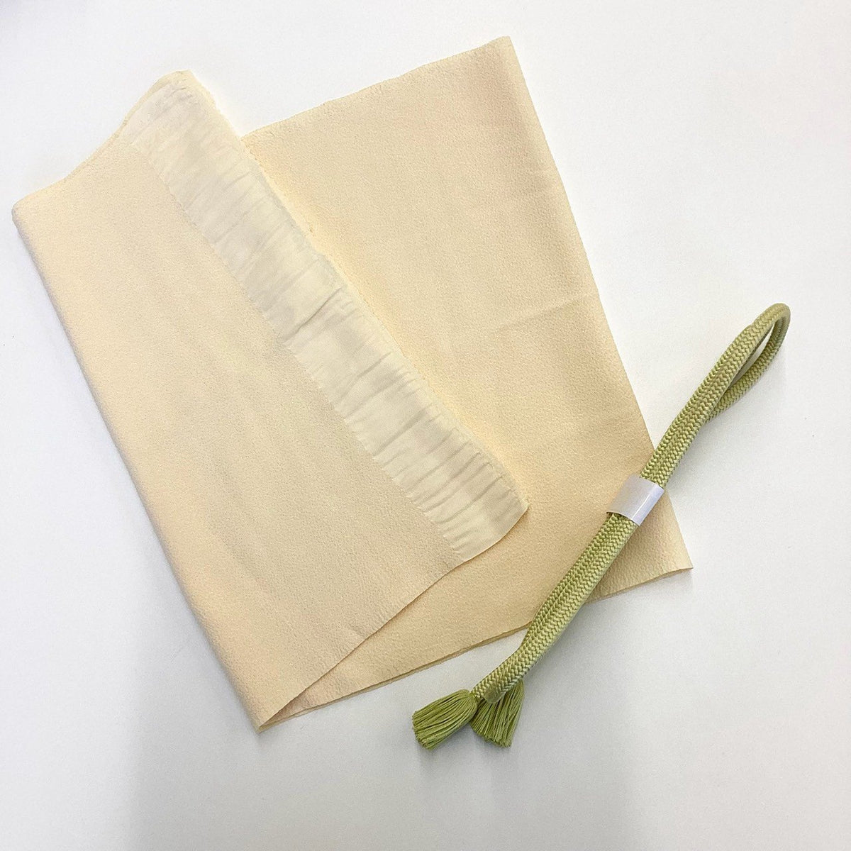 ［9175］帯締め 帯揚げ セット 無地感覚 縮緬 正絹 着物 帯絞め