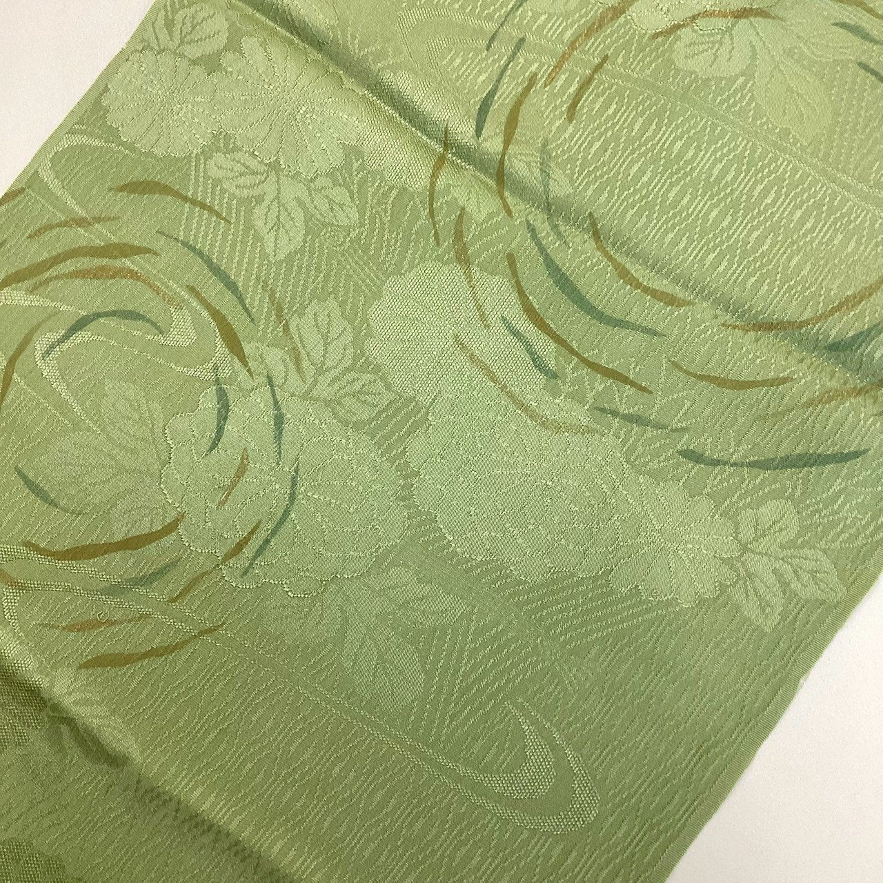 ［8238］帯締め 帯揚げ セット 菊花流水文様 正絹 着物 帯絞め