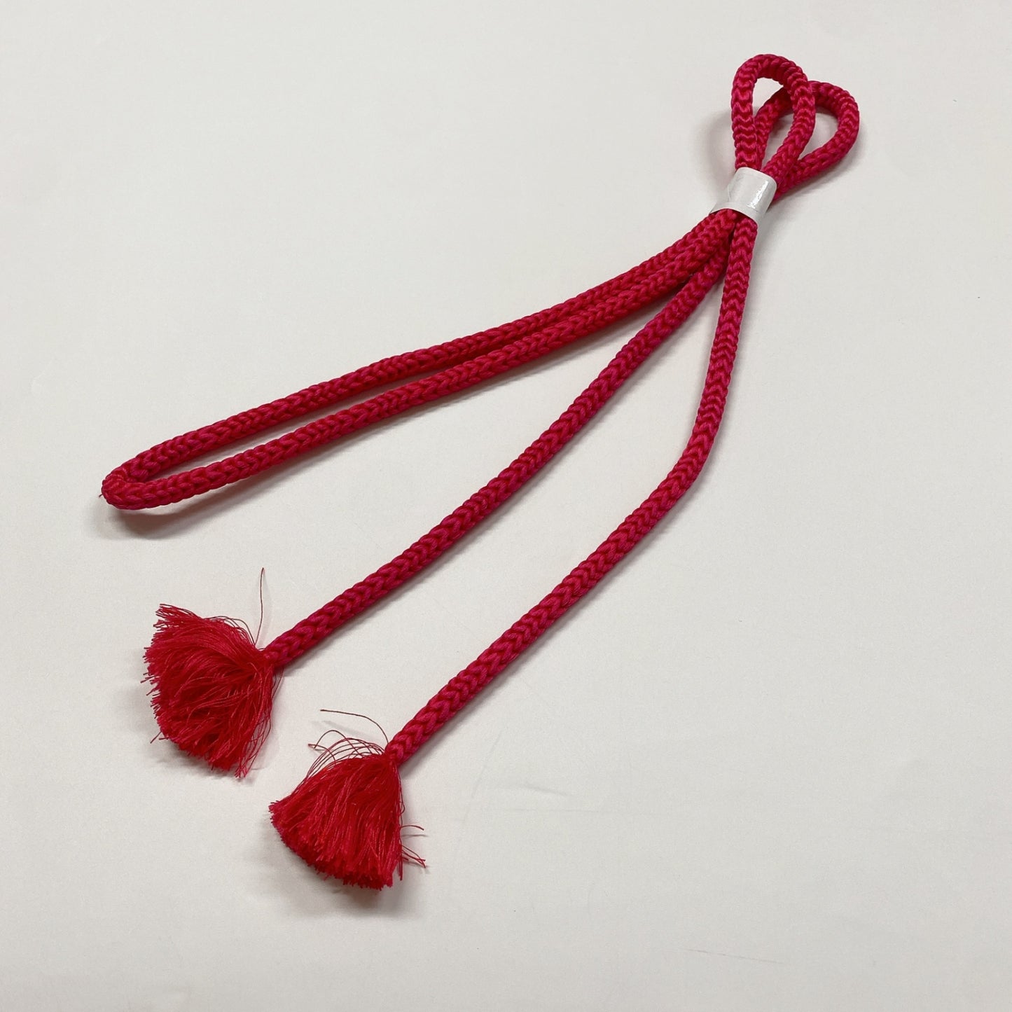 ［8362］帯締め 帯揚げ セット 松花文様 刺繍 金糸 縮緬 正絹 着物 帯絞め