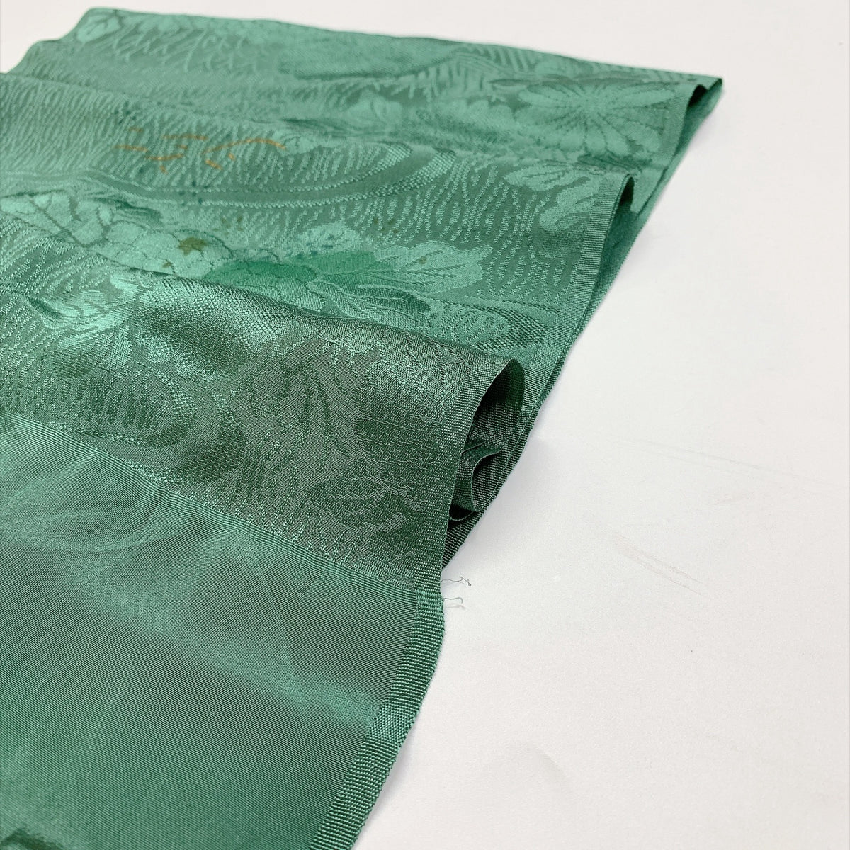 ［9783］帯締め 帯揚げ セット 草花流水文様 金彩 正絹 着物 帯絞め