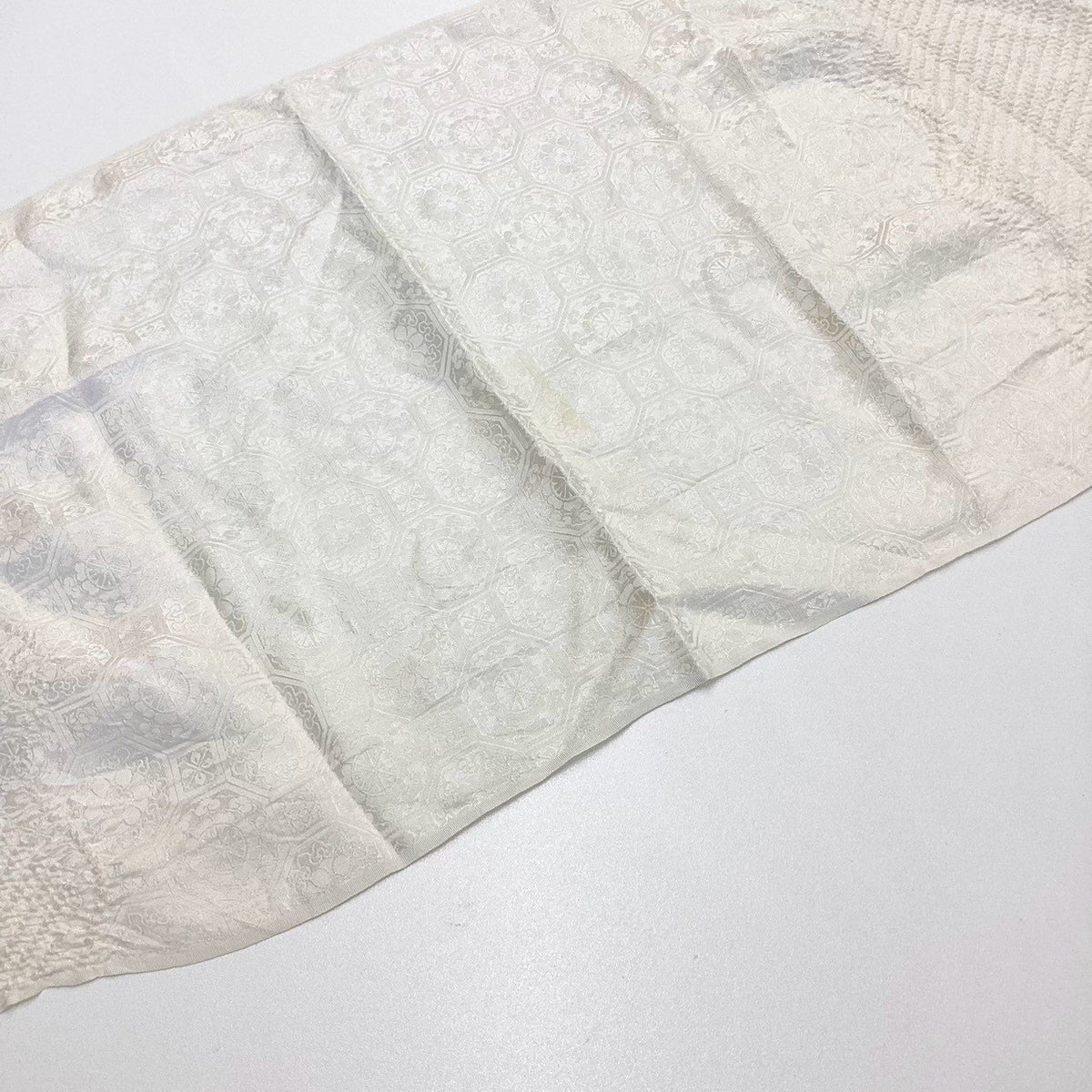 ［9742］帯締め 帯揚げ セット 御天井柄 絞り 正絹 着物 帯絞め